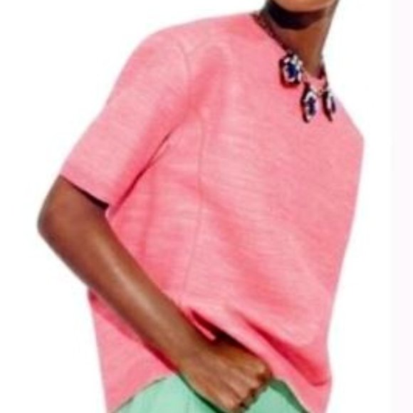 J. Crew Sweaters - JCrew Bright Pink Wool Sweater